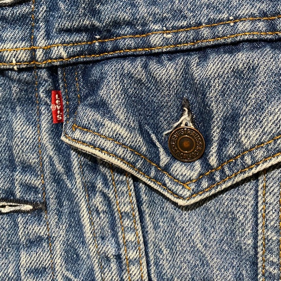 Mens Levis Denim Jacket - Picture 3 of 4